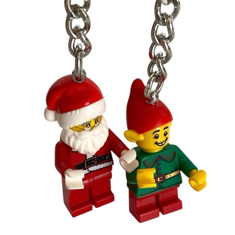 Lego Happy Santa Elf Key Chain Set - Picture 2 of 8